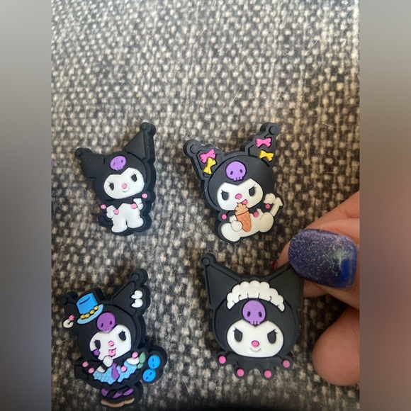 Kuromi Croc charms (6ct) - Picture 3 of 4